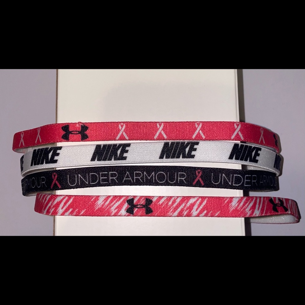 Women Nike and under Armour headbands
